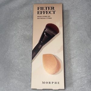 Filter effect brush & sponge duo